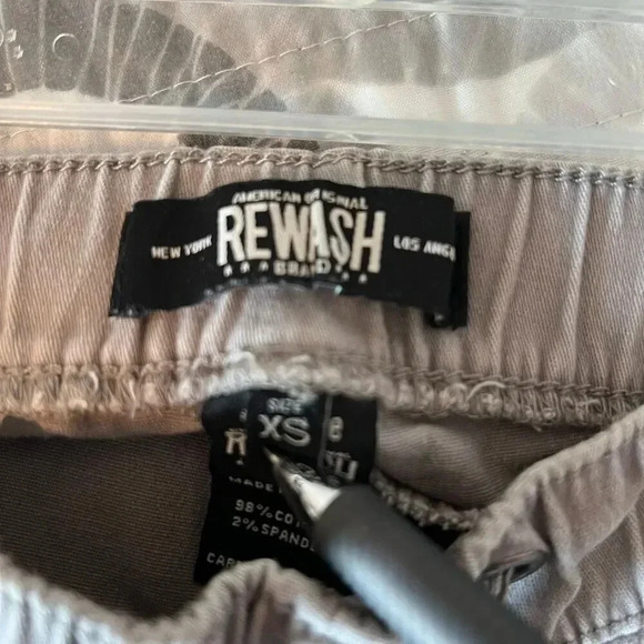 - Rewash taupe joggers with cargo pockets Size XS - Picture 3 of 4